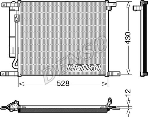 Denso DCN15009 - Kondenser, kondisioner furqanavto.az