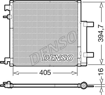 Denso DCN15006 - Kondenser, kondisioner furqanavto.az