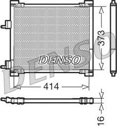 Denso DCN10015 - Kondenser, kondisioner furqanavto.az