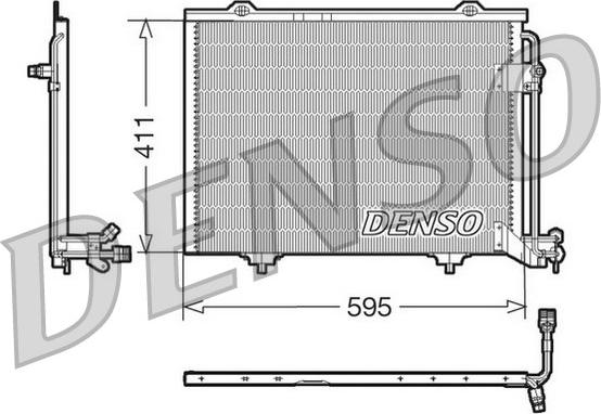 Denso DCN17011 - Kondenser, kondisioner furqanavto.az