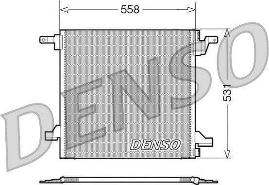 Denso DCN17022 - Kondenser, kondisioner furqanavto.az