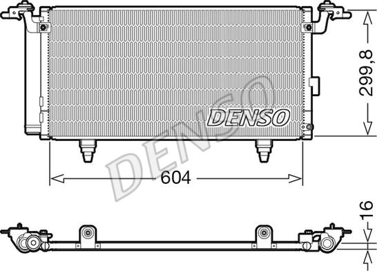 Denso DCN36005 - Kondenser, kondisioner furqanavto.az