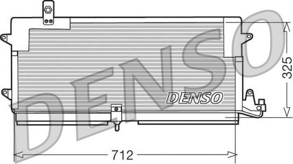 Denso DCN32004 - Kondenser, kondisioner furqanavto.az