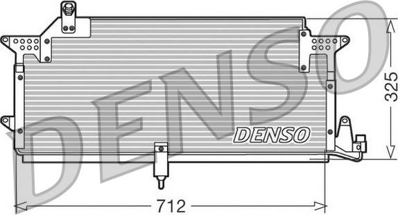 Denso DCN32005 - Kondenser, kondisioner furqanavto.az