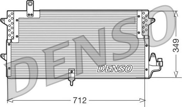 Denso DCN32006 - Kondenser, kondisioner furqanavto.az