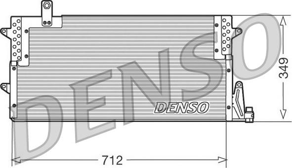 Denso DCN32007 - Kondenser, kondisioner furqanavto.az