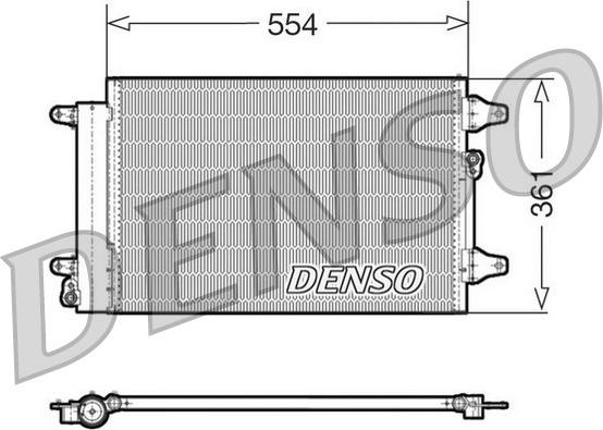 Denso DCN32015 - Kondenser, kondisioner furqanavto.az