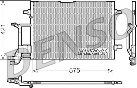 Denso DCN32016 - Kondenser, kondisioner furqanavto.az