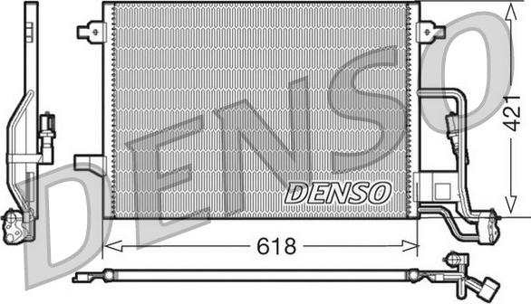 Denso DCN32018 - Kondenser, kondisioner furqanavto.az