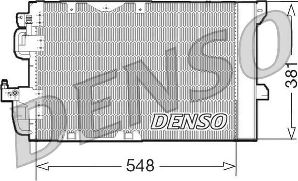 Denso DCN20005 - Kondenser, kondisioner furqanavto.az