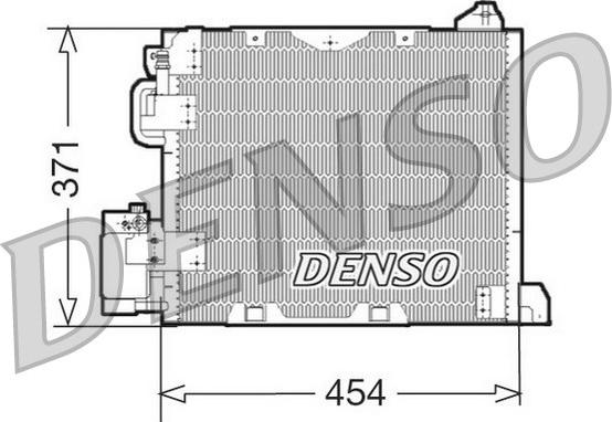 Denso DCN20006 - Kondenser, kondisioner furqanavto.az