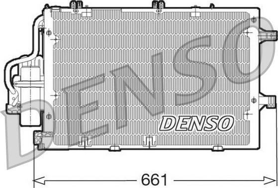 Denso DCN20015 - Kondenser, kondisioner furqanavto.az