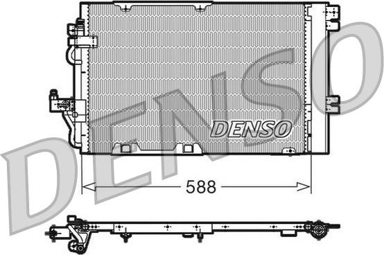 Denso DCN20011 - Kondenser, kondisioner furqanavto.az