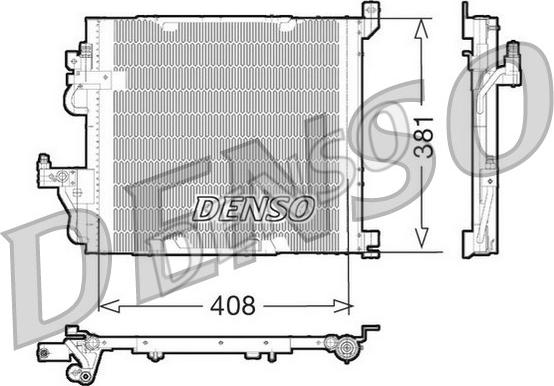 Denso DCN20012 - Kondenser, kondisioner furqanavto.az