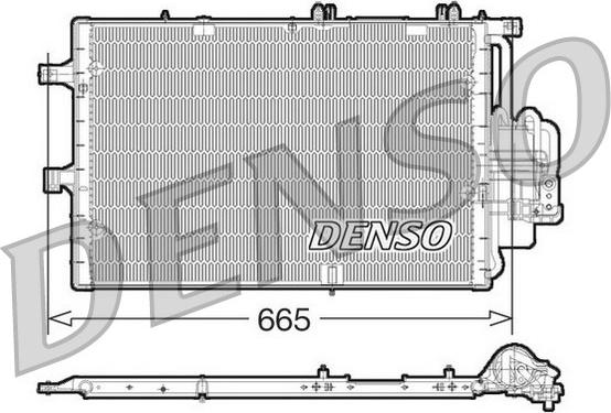 Denso DCN20017 - Kondenser, kondisioner furqanavto.az