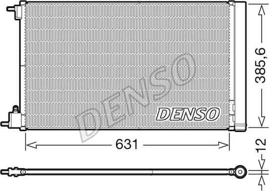 Denso DCN20039 - Kondenser, kondisioner furqanavto.az