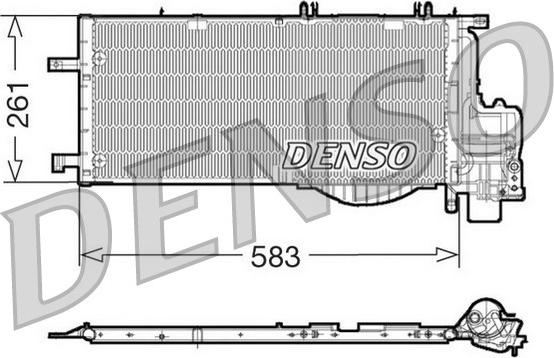 Denso DCN20022 - Kondenser, kondisioner furqanavto.az