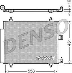 Denso DCN21005 - Kondenser, kondisioner furqanavto.az