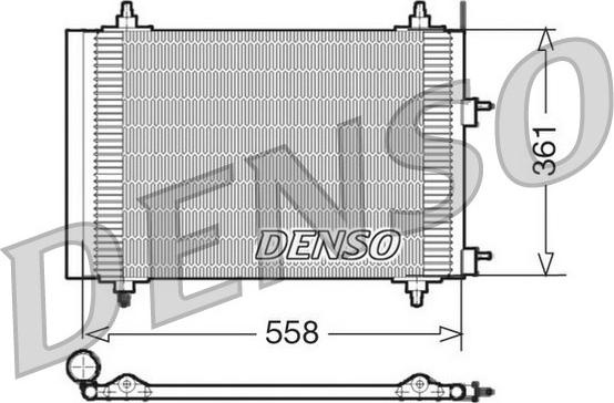 Denso DCN21015 - Kondenser, kondisioner furqanavto.az