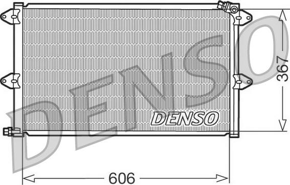 Denso DCN27001 - Kondenser, kondisioner furqanavto.az