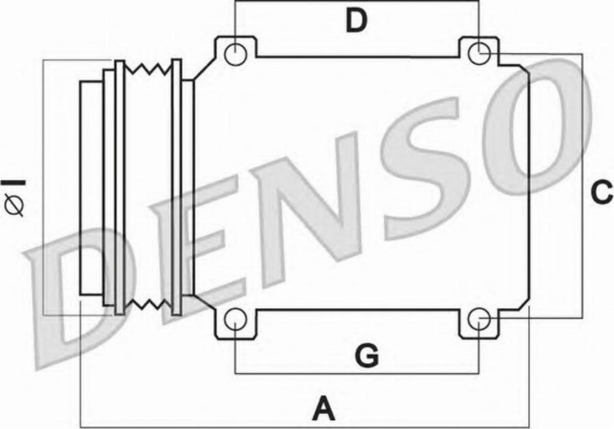 Denso DCP06010 - Kompressor, kondisioner furqanavto.az