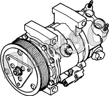 Denso DCP07078 - Kompressor, kondisioner furqanavto.az