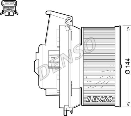 Denso DEA21013 - Daxili üfleyici furqanavto.az