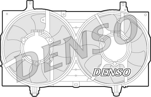 Denso DER46001 - Fen, radiator furqanavto.az