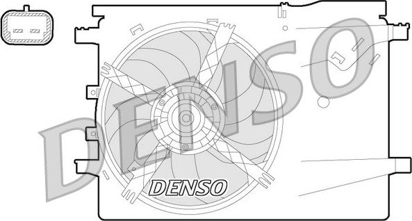 Denso DER09058 - Fen, radiator furqanavto.az