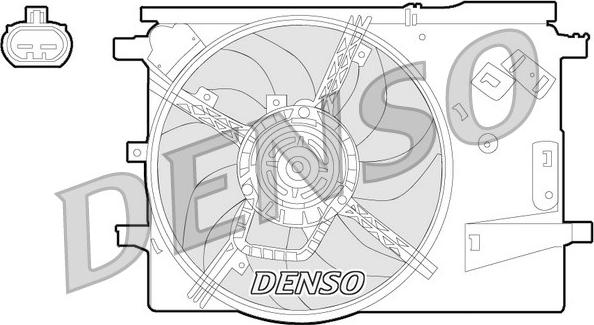 Denso DER09053 - Fen, radiator furqanavto.az