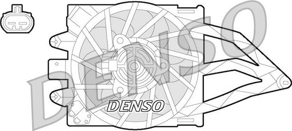 Denso DER09057 - Fen, radiator furqanavto.az