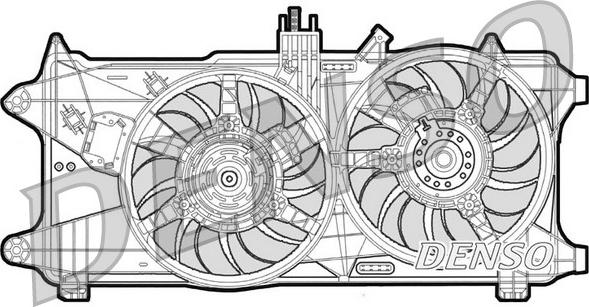 Denso DER09025 - Fen, radiator furqanavto.az