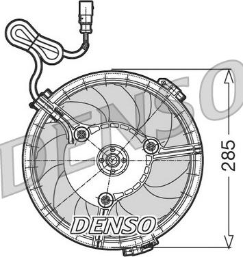 Denso DER02005 - Fen, radiator furqanavto.az