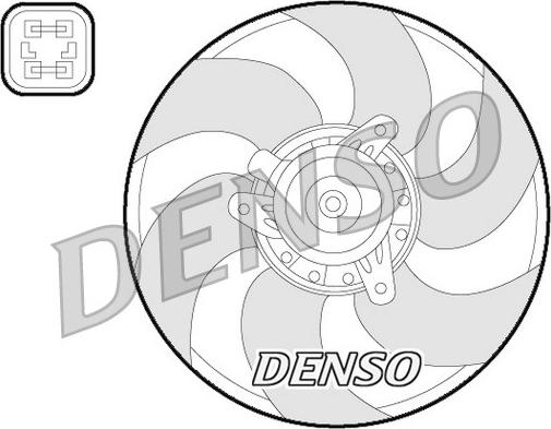 Denso DER07009 - Fen, radiator furqanavto.az