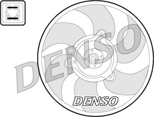 Denso DER07008 - Fen, radiator furqanavto.az