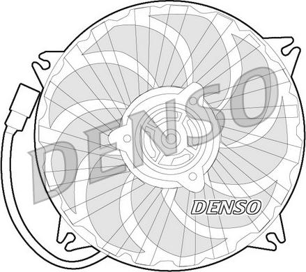 Denso DER07007 - Fen, radiator furqanavto.az