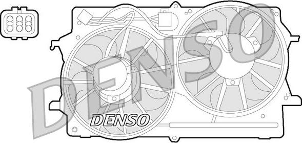 Denso DER10007 - Fen, radiator furqanavto.az