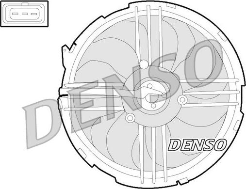 Denso DER32009 - Fen, radiator furqanavto.az