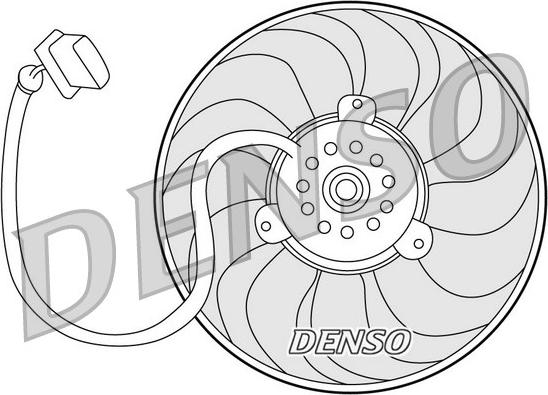 Denso DER32004 - Fen, radiator furqanavto.az