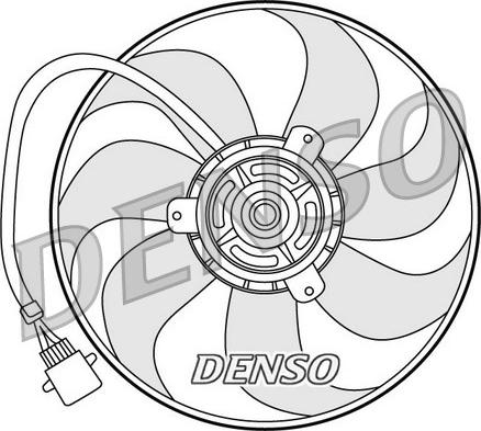 Denso DER32006 - Fen, radiator www.furqanavto.az
