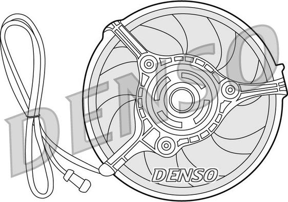 Denso DER32008 - Fen, radiator furqanavto.az