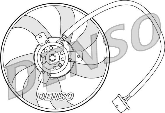 Denso DER32003 - Fen, radiator furqanavto.az