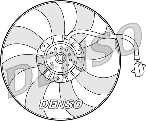 Denso DER32007 - Fen, radiator furqanavto.az