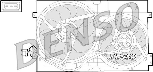 Denso DER32010 - Fen, radiator furqanavto.az