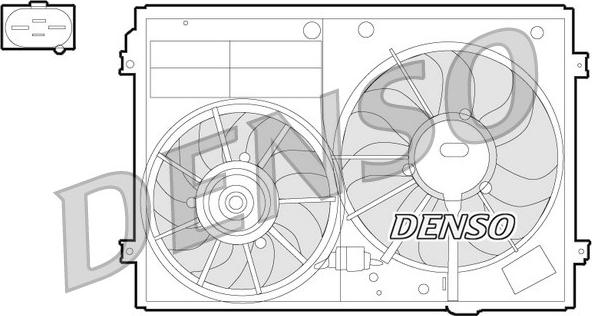 Denso DER32012 - Fen, radiator furqanavto.az