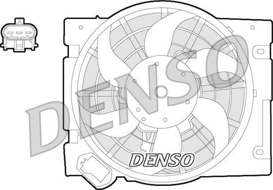 Denso DER20013 - Fen, radiator furqanavto.az