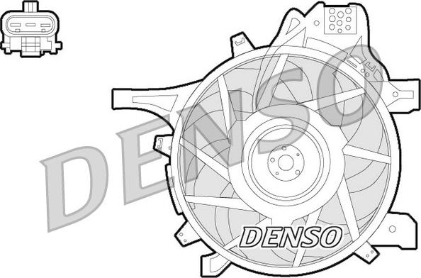 Denso DER20012 - Fen, radiator furqanavto.az