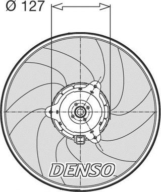 Denso DER21003 - Fen, radiator furqanavto.az