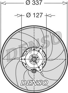 Denso DER21002 - Fen, radiator furqanavto.az