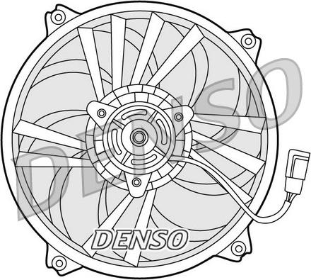 Denso DER21015 - Fen, radiator furqanavto.az